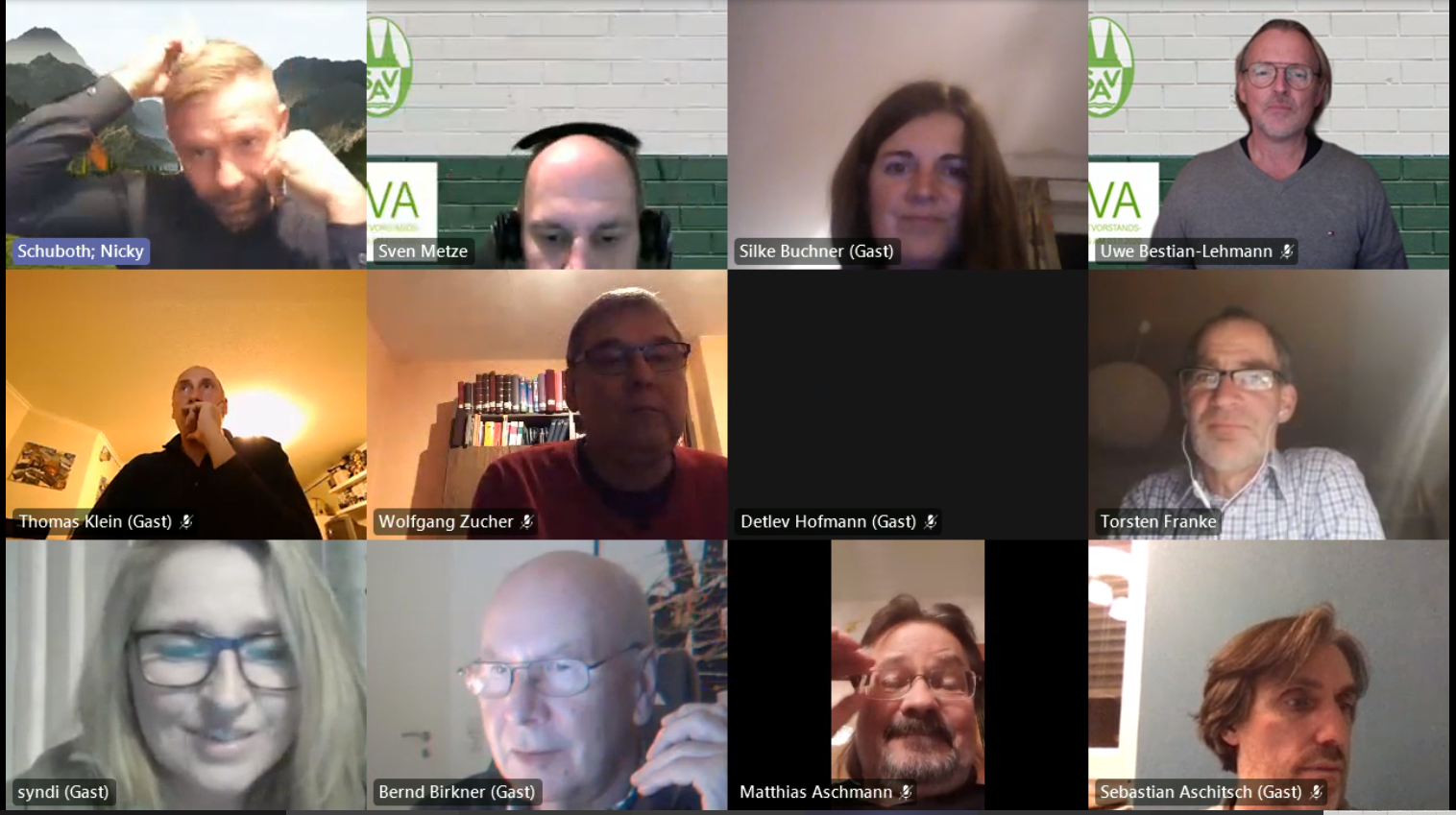Online-Vorstandssitzung 2020