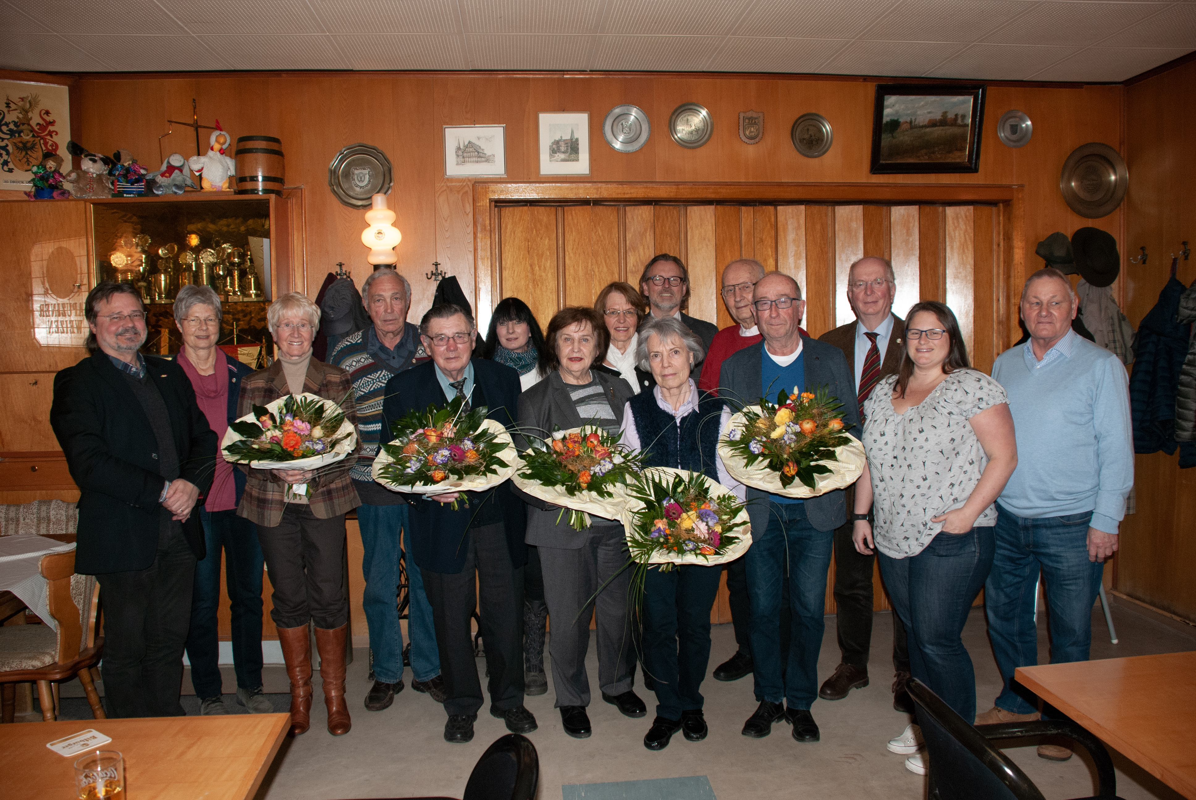 Die Geehrten im März 2019